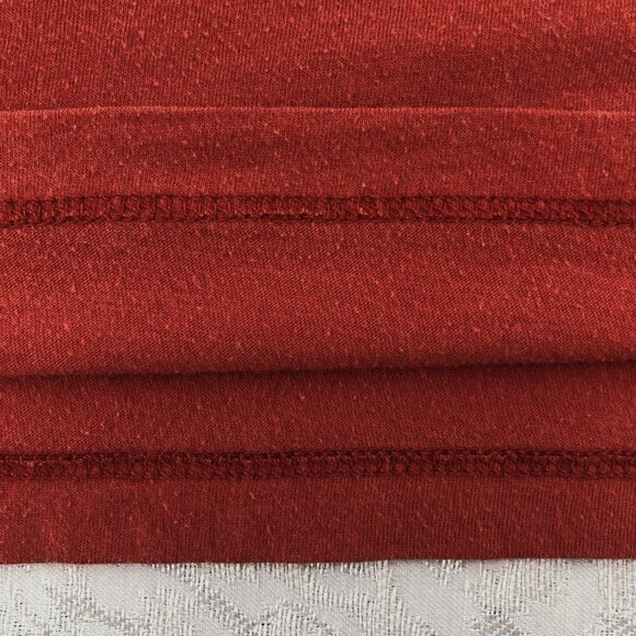 Fox Racing Red V-Neck Graphic Tee Shirt Slim Fit Cotton/Polyester Blend Size S - Picture 8 of 11